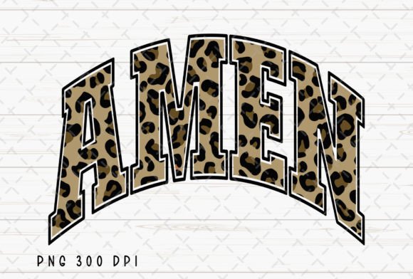 Amen Leopard Christian Jesus Easter PNG Illustrations