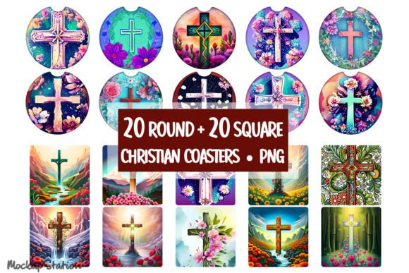 Christian Car Coaster Sublimation Bundle & Crafts