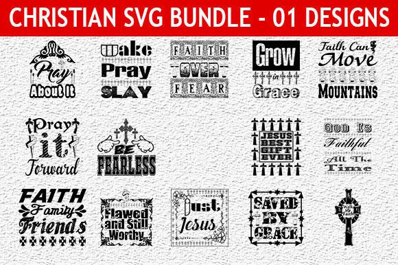 Christian Day 14 Quotes Designs Bundle