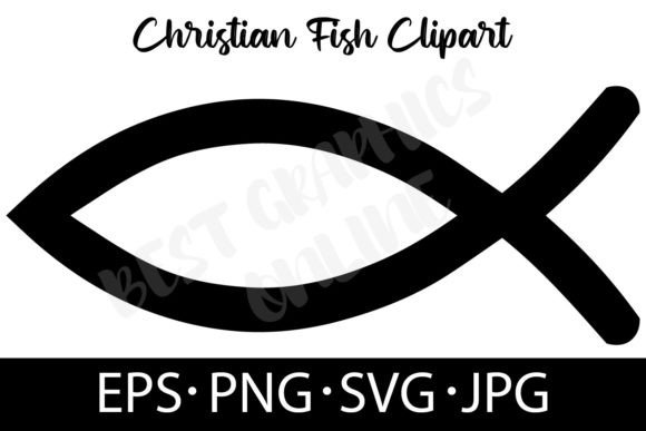 Christian Fish Symbol Illustrations for Web Design