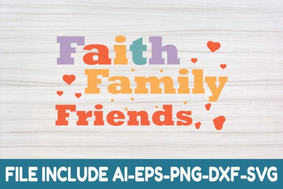 Faith Family Friends - Christian Retro S Crafts
