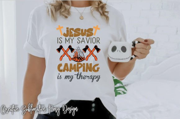 Jesus is My Savior Camping is My Therapy Crafts