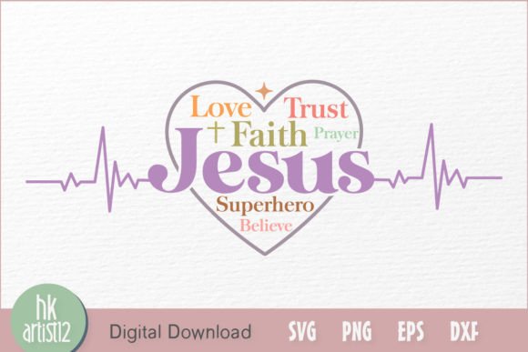 Jesus Love Free SVG for Crafts