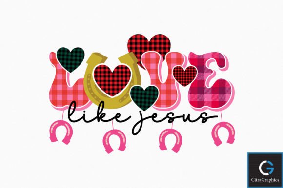 Love Like Jesus Retro Sublimation Crafts