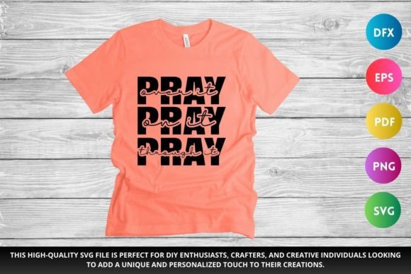 PRAY PRAY PRAY SVG Christian SVG