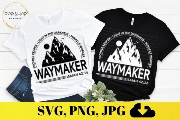Waymaker Miracle Worker Christian Print Templates